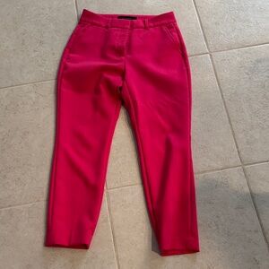 White House Black Market Vibrant Pink Cropped Pants